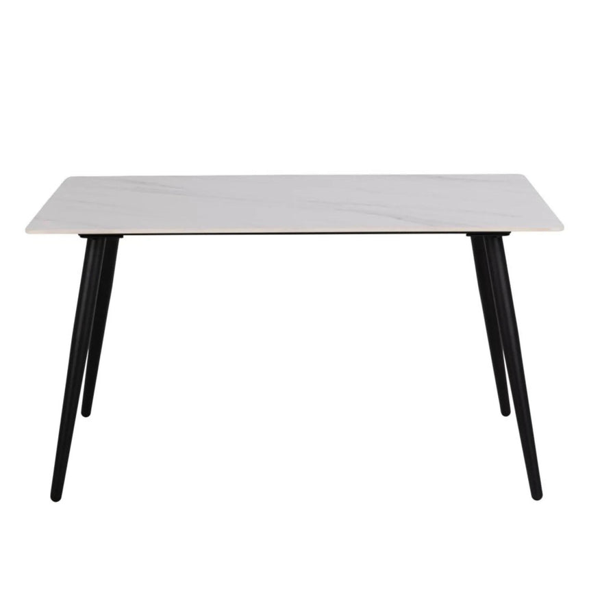 Wicklow Dining Table - 4 Seater - 140cm - White Ceramic