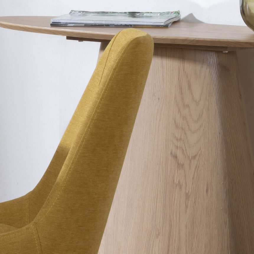 Rovereto Fabric Dining Chair with Black Legs