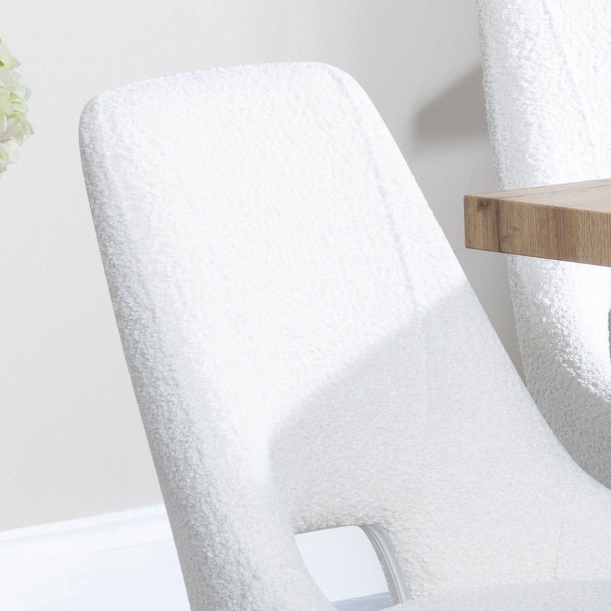 Stansbury Fabric Dining Chair with Black Legs