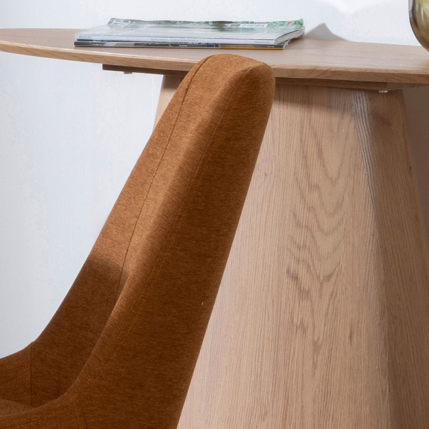 Rovereto Fabric Dining Chair with Black Legs