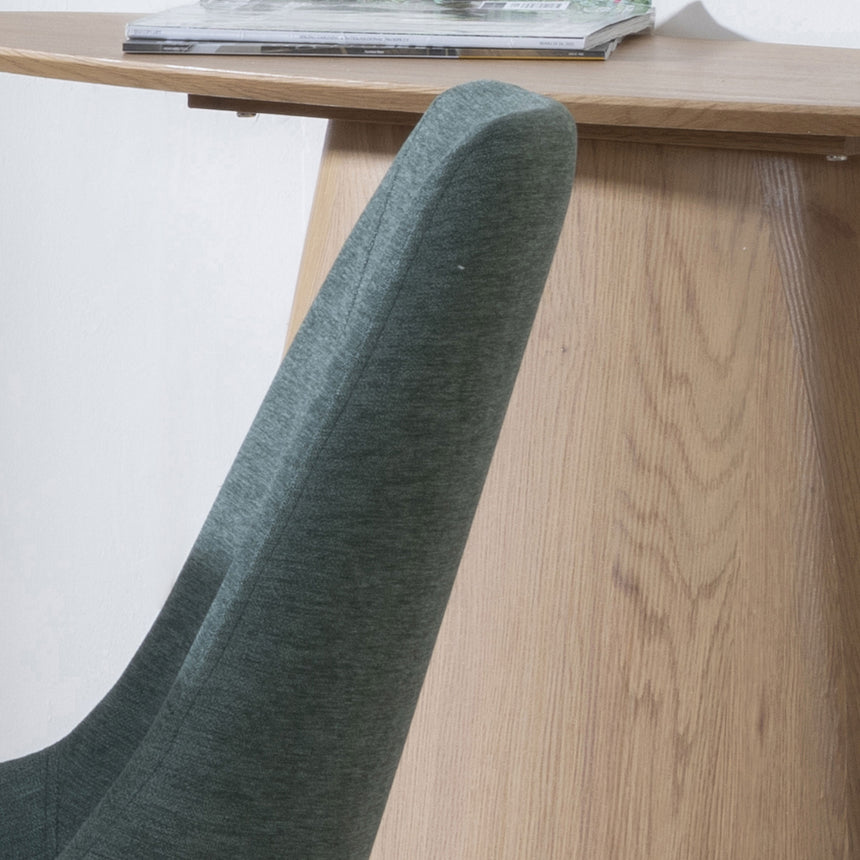 Rovereto Fabric Dining Chair with Black Legs