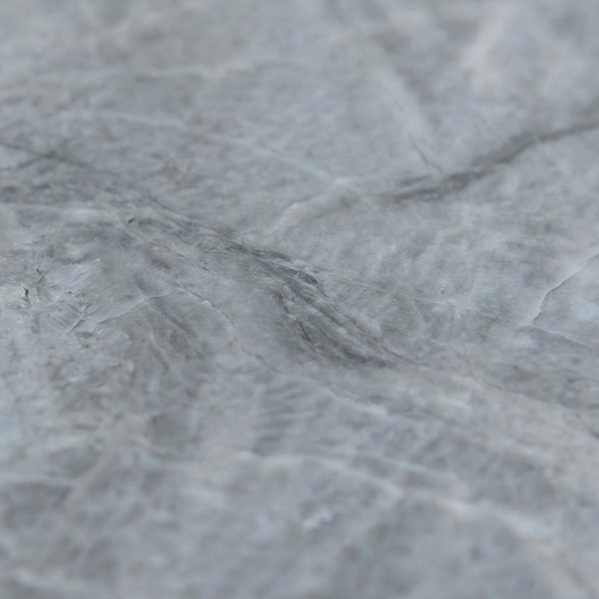 Lisbon Console Table - Grey Marble & Chrome