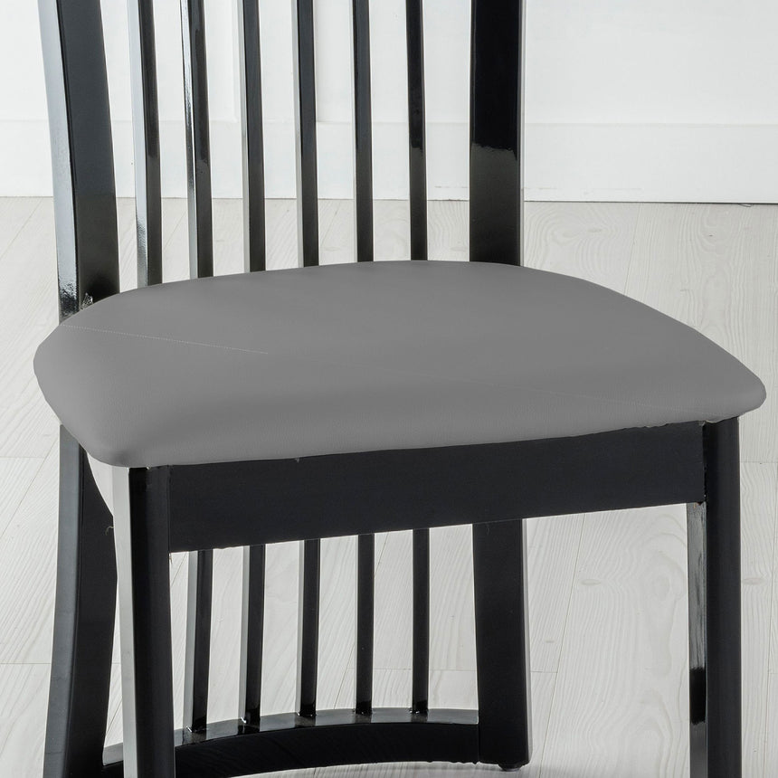 Abruzzo High Gloss Slatted Back Dining Chair