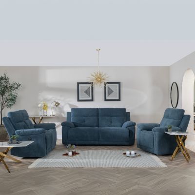 Urban Deco Eboli Blue Sofa