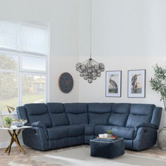 Urban Deco Lombardy Blue Corner Sofa