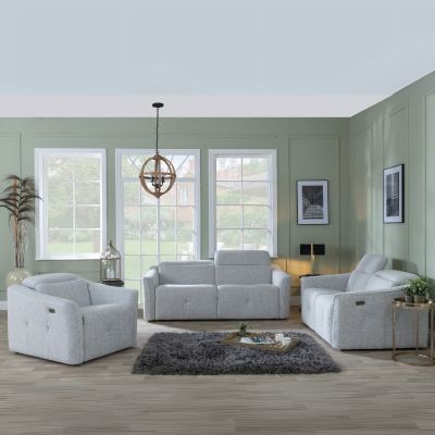 Urban Deco Brescia Grey Recliner Sofa