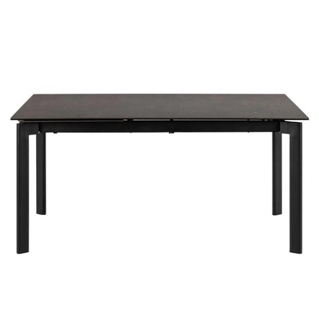 Palermo Extending Dining Table - 6-10 Seater - 180cm-240cm - Black Ceramic