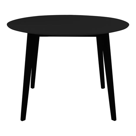 Vojens Round Dining Table - 4 Seater - 105cm - Black