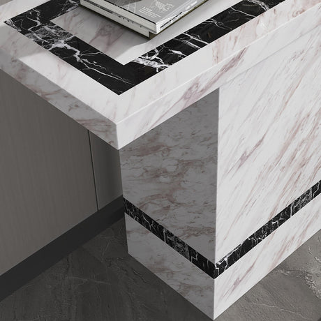 Rome Console Table - Beige Marble