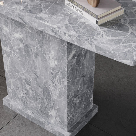 Turin Console Table - Grey Marble