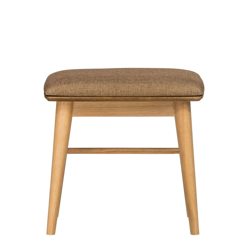 Connecticut Natural Oak Dressing Stool