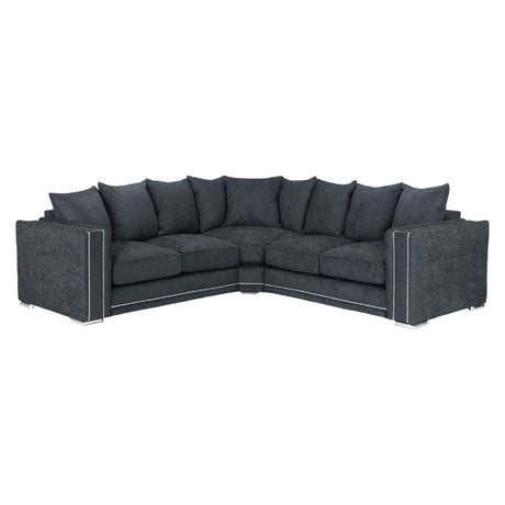 Bentley Charcoal Universal Corner Sofa