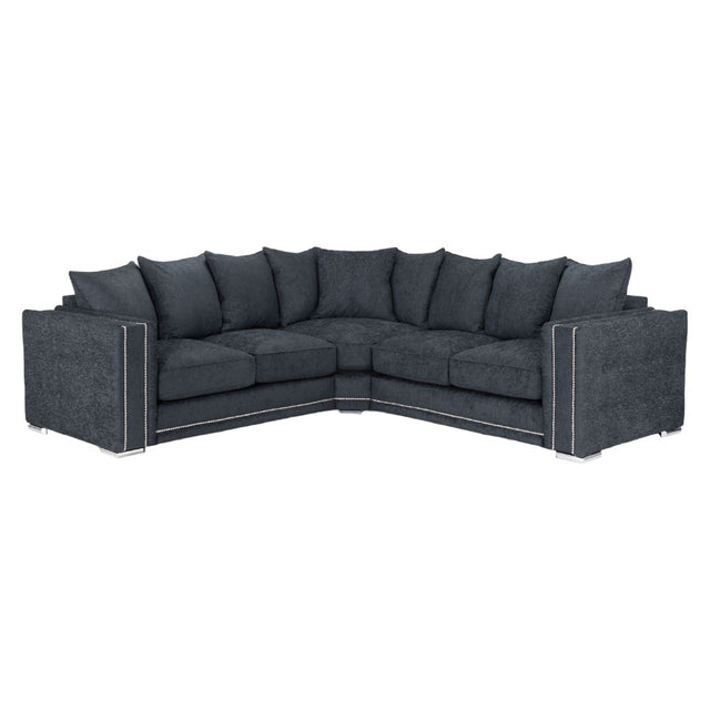 Bentley Charcoal Universal Corner Sofa