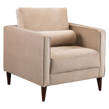Harper Plush Beige Armchair