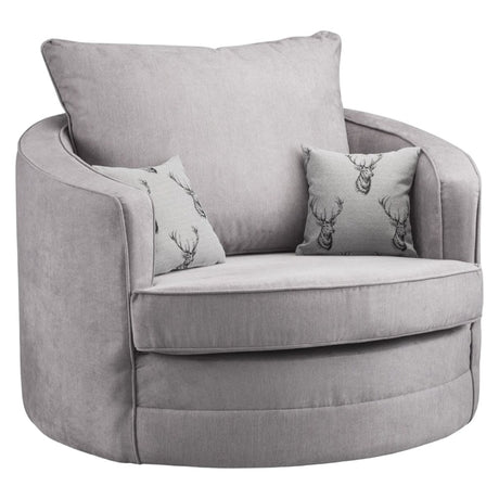 Verona Swivel Grey Chair Sofa