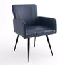 Stanton Navy Blue Leather Dining Armchair