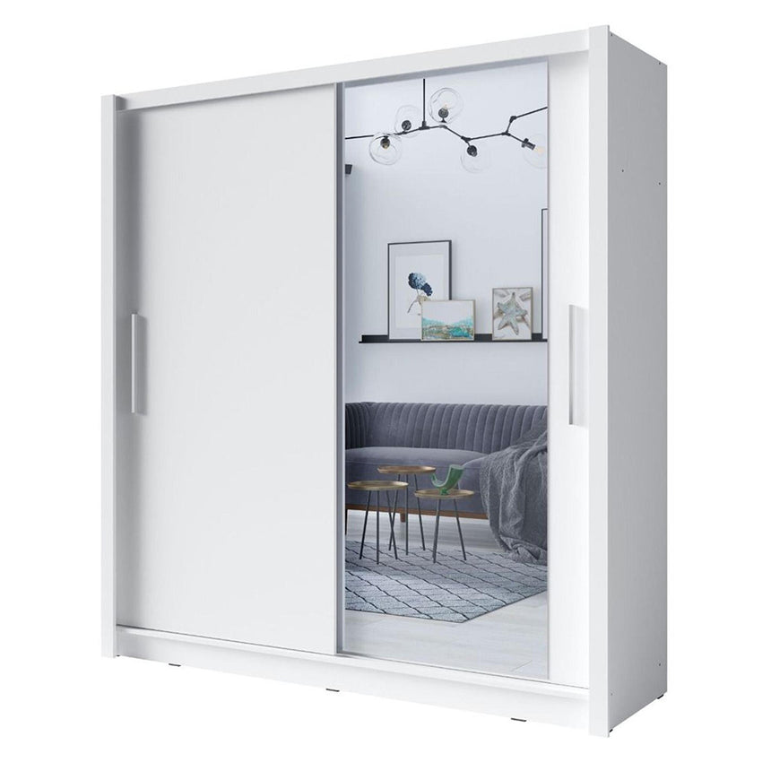 Sophia White 2 Door Sliding Wardrobe