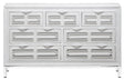 Geo White Mirrored Chest - 3+4 Drawer
