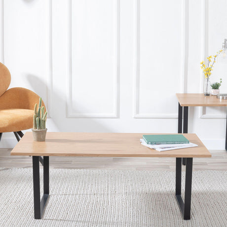 Clearance - Texas Oak Effect Coffee Table-2