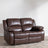 London Brown Leather 2 Seater Recliner Sofa-2