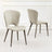 Clearance - Clooney Taupe Leather Dining Chair-2