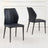 Clearance - Harrow Black Leather Dining Chair-5