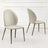 Clearance - Astrid Taupe Leather Dining Chair-2