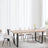 Clearance - Texas Oak Effect Dining Set - Corona Beige Fabric Chairs-4