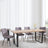 Clearance - Texas Oak Effect Dining Set - Corona Camel Fabric Chairs-5