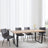 Clearance - Texas Oak Effect Dining Set - Corona Grey Fabric Chairs