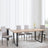 Clearance - Texas Oak Effect Dining Set - Metro Beige Leather Chairs with Black Legs-5