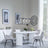 Luxor White Marble Effect Oval Dining Set - Ace Beige Fabric Swivel Dining Chair-2