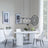 Luxor White Marble Effect Oval Dining Set - Peyton Cream Fabric Dining Chair-4