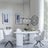 Luxor White Marble Effect Oval Dining Set - Theo Grey Fabric Swivel Dining Chair