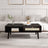 Ferrero Black and Woven Rattan 1 Drawer Coffee Table-2