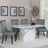 Naples White Marble Dining Set - Carmela Grey Leather Dining Chair-3