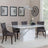 Naples White Marble Dining Set - Paris Brown Leather Dining Chair with Brown Legs-3