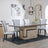 Venice Cream Marble Dining Set - Cadiz White Leather Dining Chair-2
