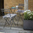 Rive Outdoor Droite Bistro Set Small Carbon