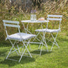 Rive Outdoor Droite Bistro Set Small Chalk