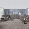 Dylan Sandstone Fabric Electric Recliner Sofa Set