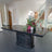 Naples 6 Seater Black Marble Dining Table - Sizes Available