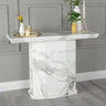 Toronto Marble Console Table with Pedestal Base
