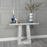 Milan Grey Marble Console Table