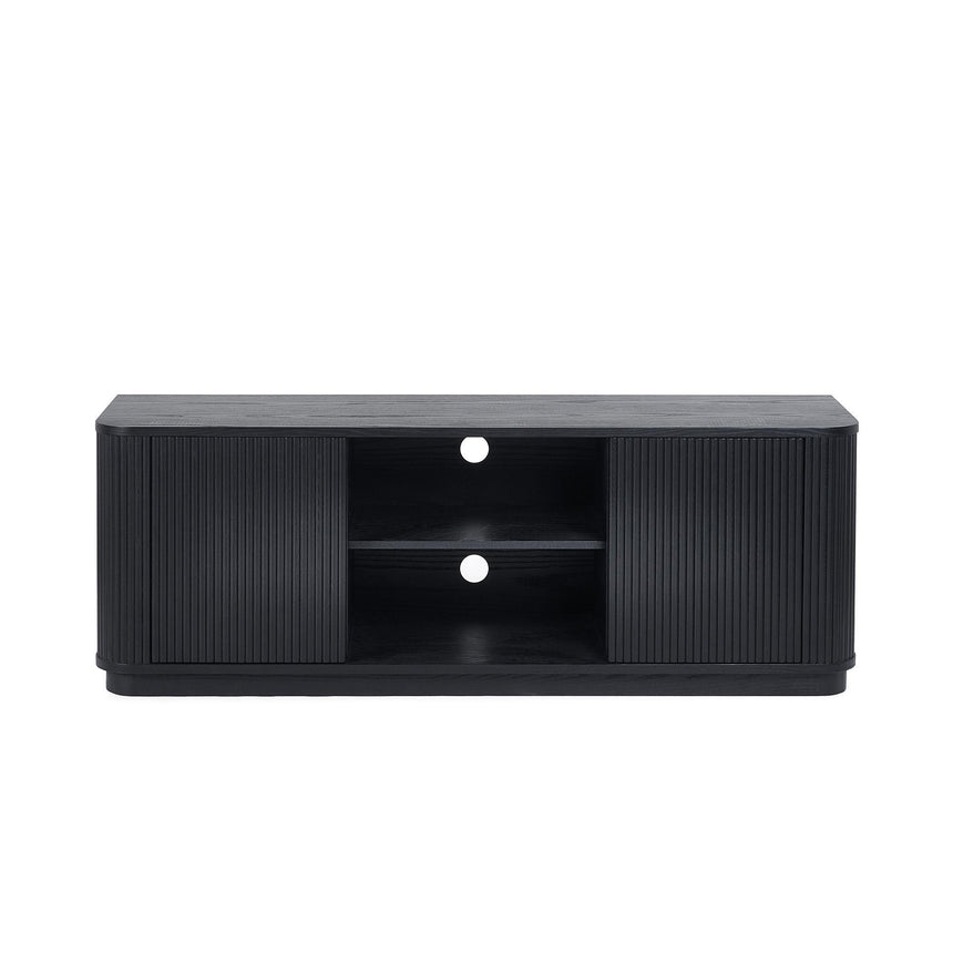 Louis Black Fluted Base 140cm TV Unit