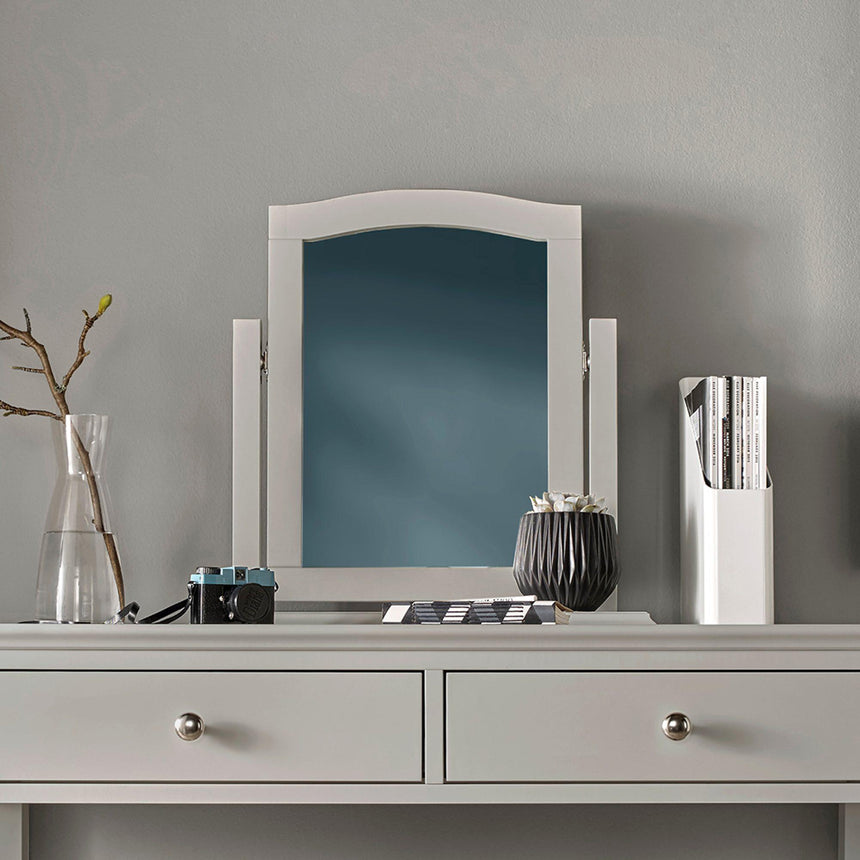 Bentley Designs Ashby Soft Grey Vanity Mirror