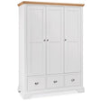 Bentley Designs Hampstead Two Tone 3 Door Combi Wardrobe
