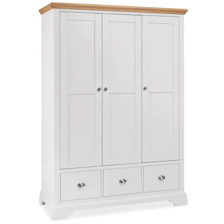 Bentley Designs Hampstead Two Tone 3 Door Combi Wardrobe