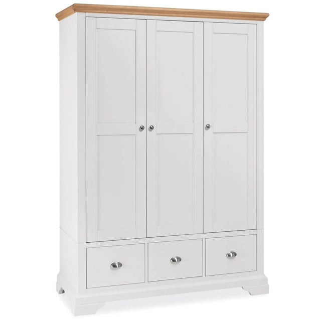 Bentley Designs Hampstead Two Tone 3 Door Combi Wardrobe