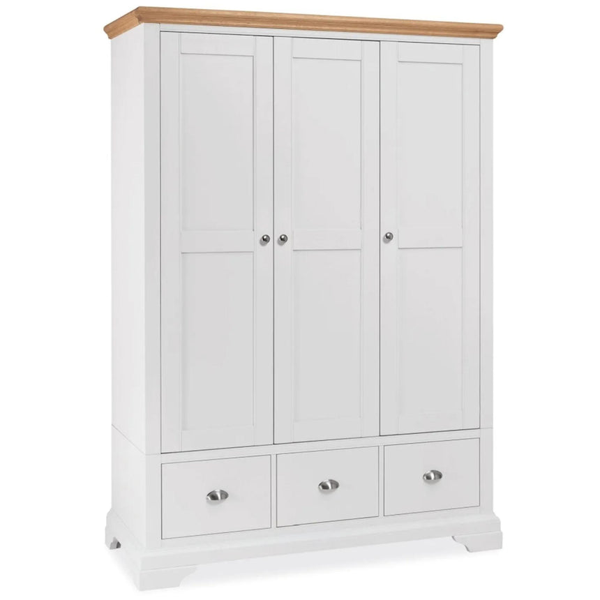Bentley Designs Hampstead Two Tone 3 Door Combi Wardrobe